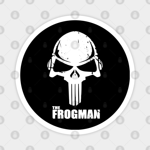 The Frogman (distressed) Magnet by TCP